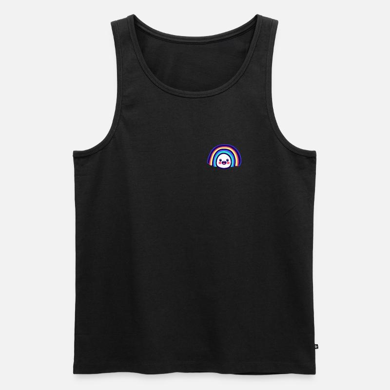 Regenbogen süß - Männer Premium Bio Tank Top - undefined