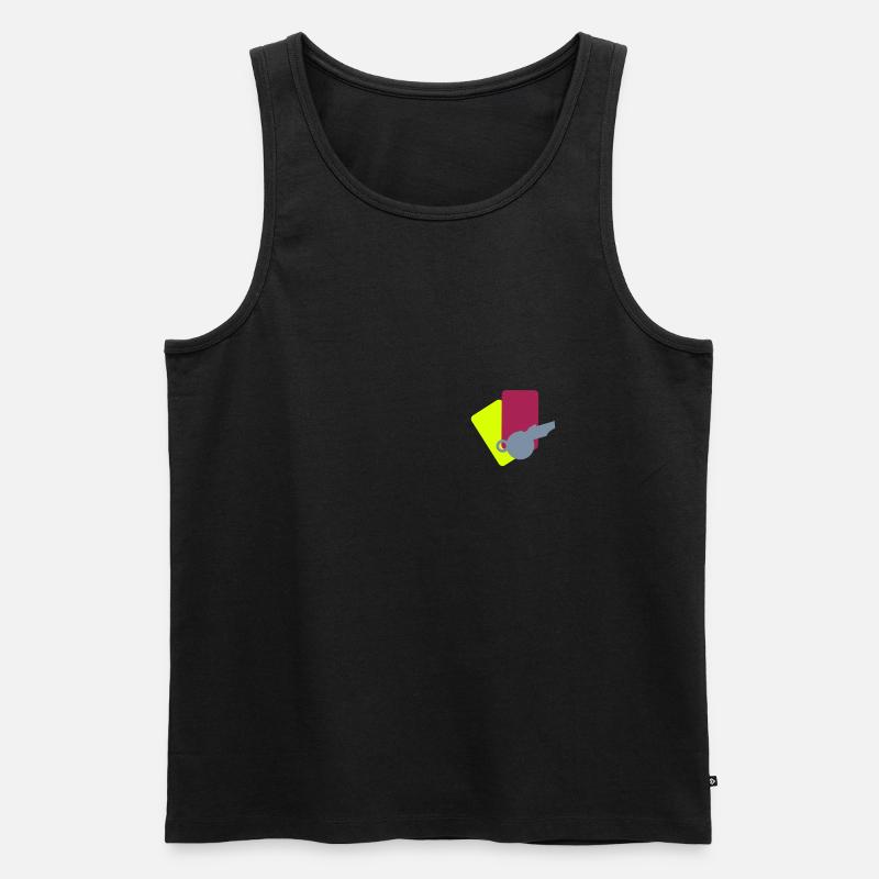 shiri equipment / referee stuff (2c) - Männer Premium Bio Tank Top - Schwarz