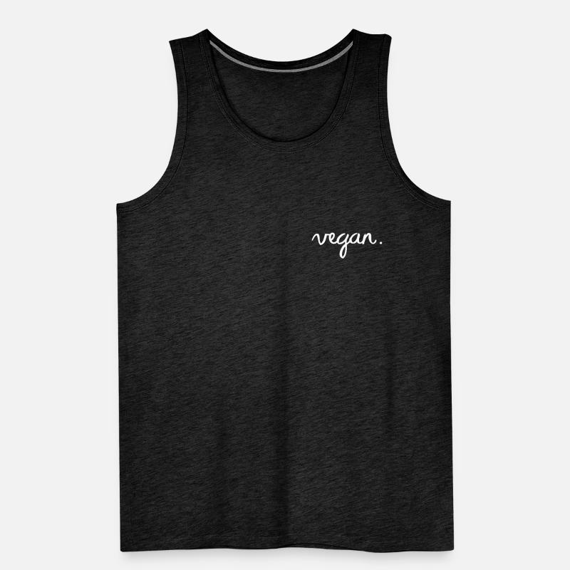 VEGAN Shirt - Scripture Statement Gift eco vibes Men's Premium Organic Tank Top