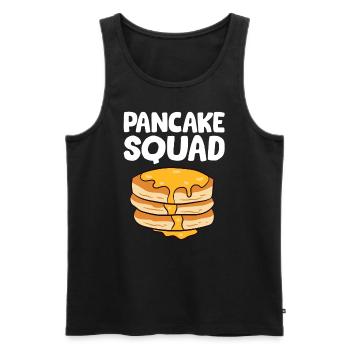 Pancakes - Pancake Squad - Men's Premium Organic Tank Top - black - Front - Michal (187cm)