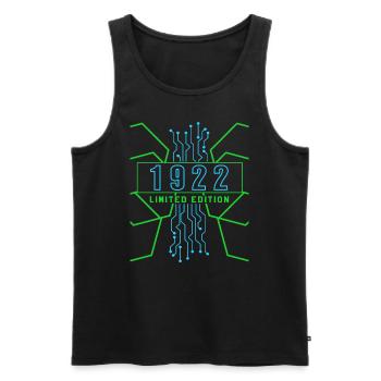 Anniversaire 1922 Gaming Limited Edition Gamer - Débardeur bio Premium Homme - noir - Devant - Michal (187cm)
