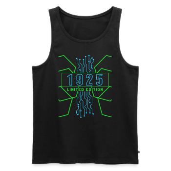 Geburtstag 1925 Gaming Limited Edition Gamer - Männer Premium Bio Tank Top - Schwarz - Vorne - Michal (187cm)