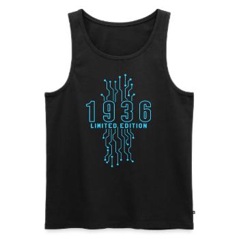 Anniversaire 1936 Gaming Limited Edition Gamer - Débardeur bio Premium Homme - noir - Devant - Michal (187cm)