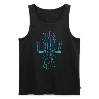 Geburtstag 1997 Gaming Limited Edition Gamer - Männer Premium Bio Tank Top - Schwarz - Vorne - AI Model Male 178 light (178cm)