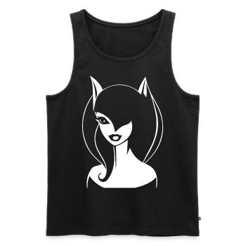 Batcave Girl Dark Fairytale Goth Occult Women Got - Débardeur bio Premium Homme - noir - Devant - AI Model Male 178 light (178cm)