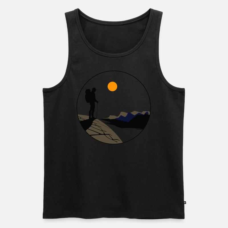 Bergfernsicht - Männer Premium Bio Tank Top - undefined