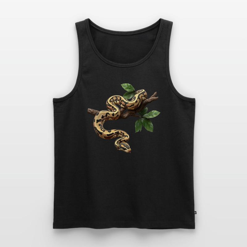 Roi Python Serpents Amoureux Terrarium Python Débardeur bio Premium Homme