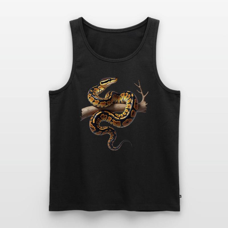 Roi Python Serpents Amoureux Terrarium Python Débardeur bio Premium Homme