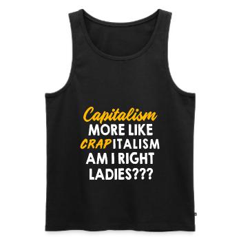 Kommunismus Karl Marx Sozialismus Kapital - Männer Premium Bio Tank Top - Schwarz - Vorne - AI Model Male 178 light (178cm)