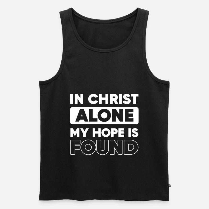Bibel Bibelvers - Männer Premium Bio Tank Top - Schwarz