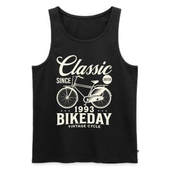 Fan De Vélo 1993 30 Ans Anniversaire Cycliste - Débardeur bio Premium Homme - noir - Devant - Michal (187cm)