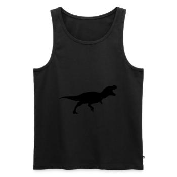 Albertosaurus dinosaurier - Männer Premium Bio Tank Top - Schwarz - Vorne - AI Model Male 178 light (178cm)