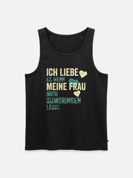 Sumo Wrestler Sumo Wrestling siger gave - Herre Premium økologisk tanktop - sort