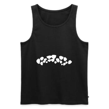 arc shape symbol - Men's Premium Organic Tank Top - black - Front - Michal (187cm)