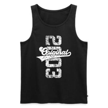 23RD BIRTHDAY ORIGINAL 2003 - Men's Premium Organic Tank Top - black - Front - Michal (187cm)