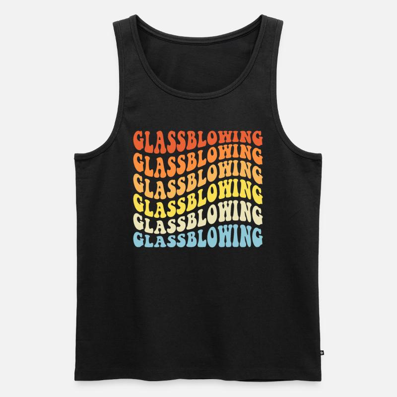 Glasbläser - Männer Premium Bio Tank Top - Schwarz