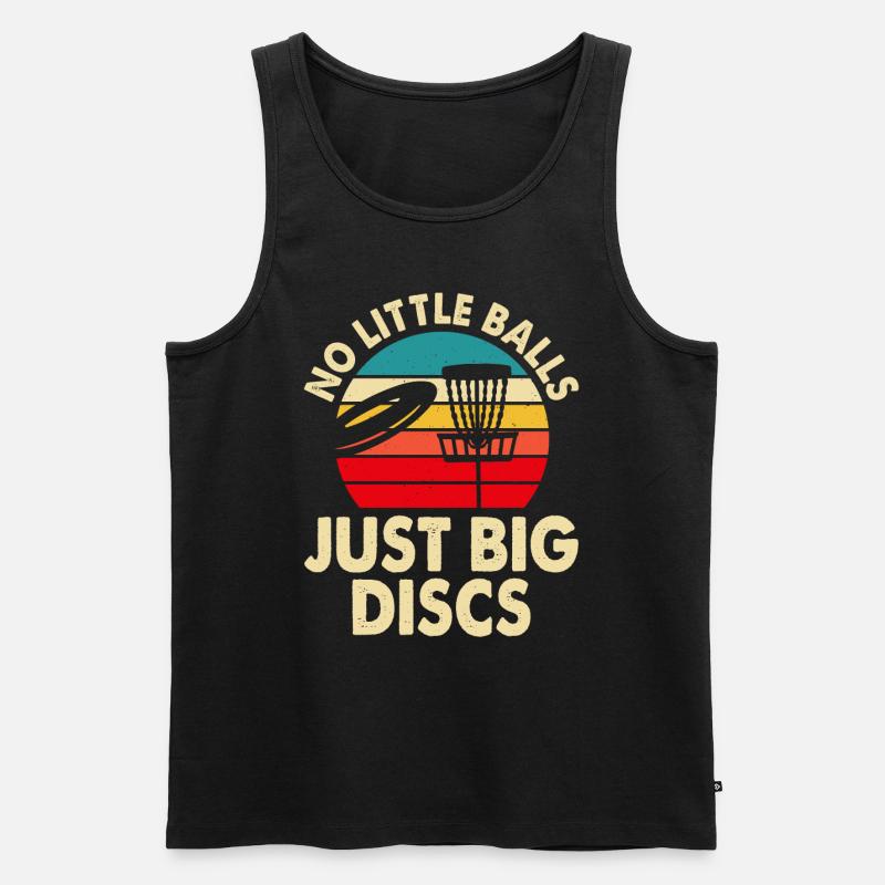 Discgolf Disc Golf - Männer Premium Bio Tank Top - Schwarz