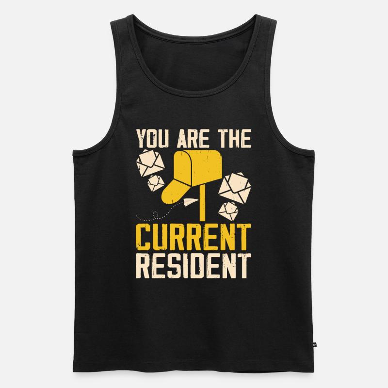 Briefträger Postbote - Männer Premium Bio Tank Top - Schwarz