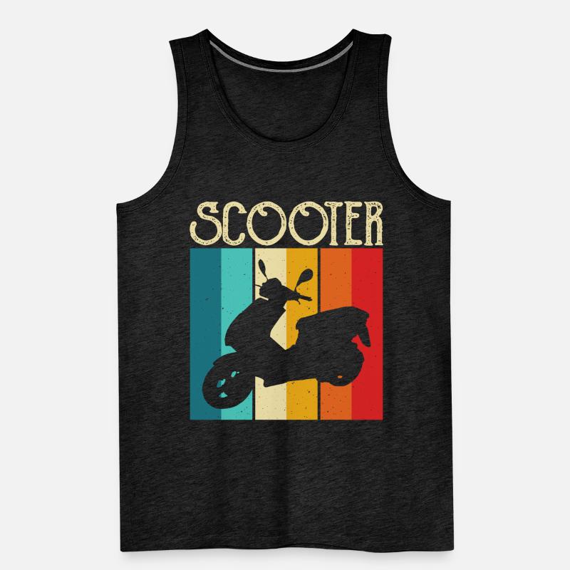 Roller Rollerfahrer Motorroller Männer Premium Bio Tank Top