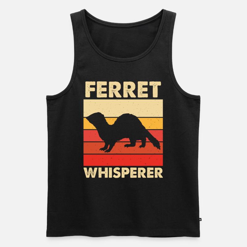 Frettchen - Männer Premium Bio Tank Top - Schwarz
