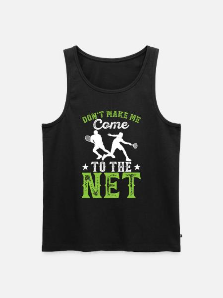 Tennis - Men's Premium Organic Tank Top - black