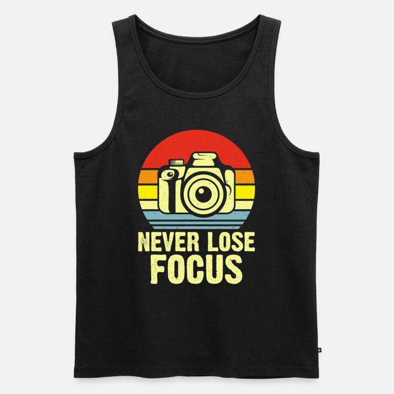 Fotograf - Männer Premium Bio Tank Top - Schwarz