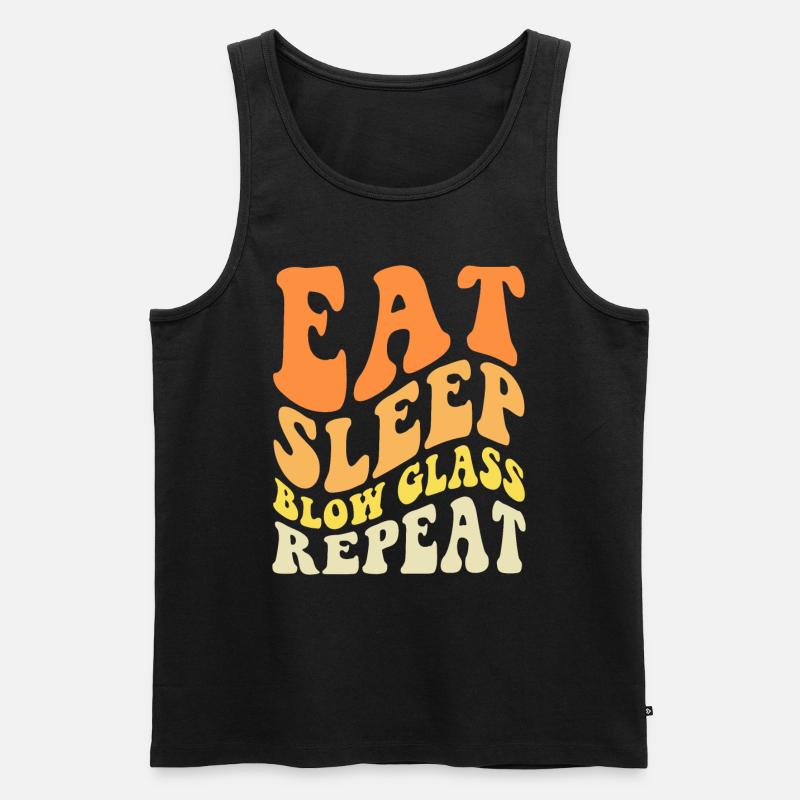 Glasbläser - Männer Premium Bio Tank Top - Schwarz
