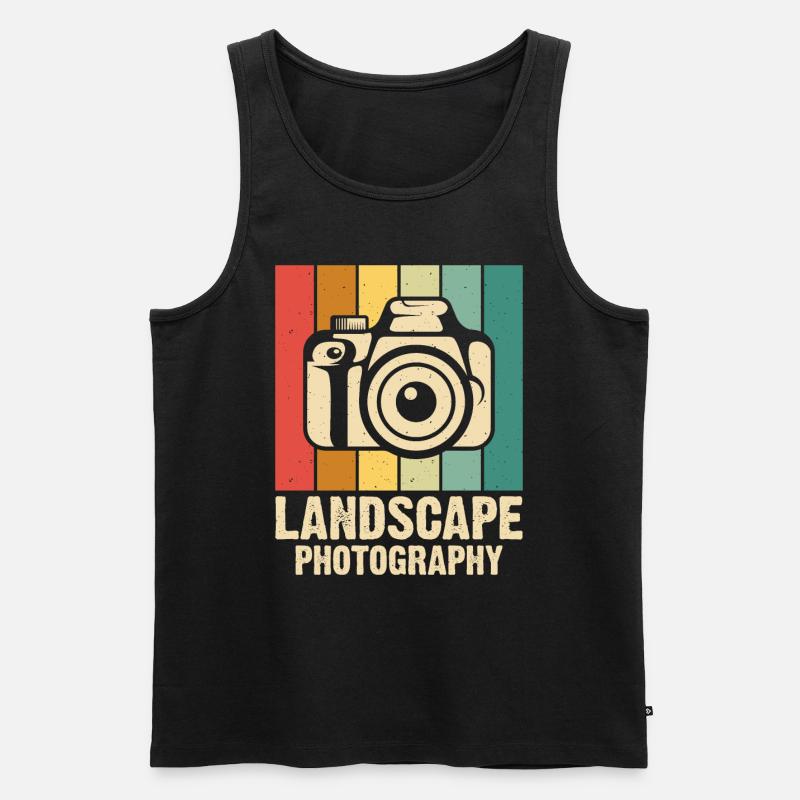 Fotograf - Männer Premium Bio Tank Top - Schwarz