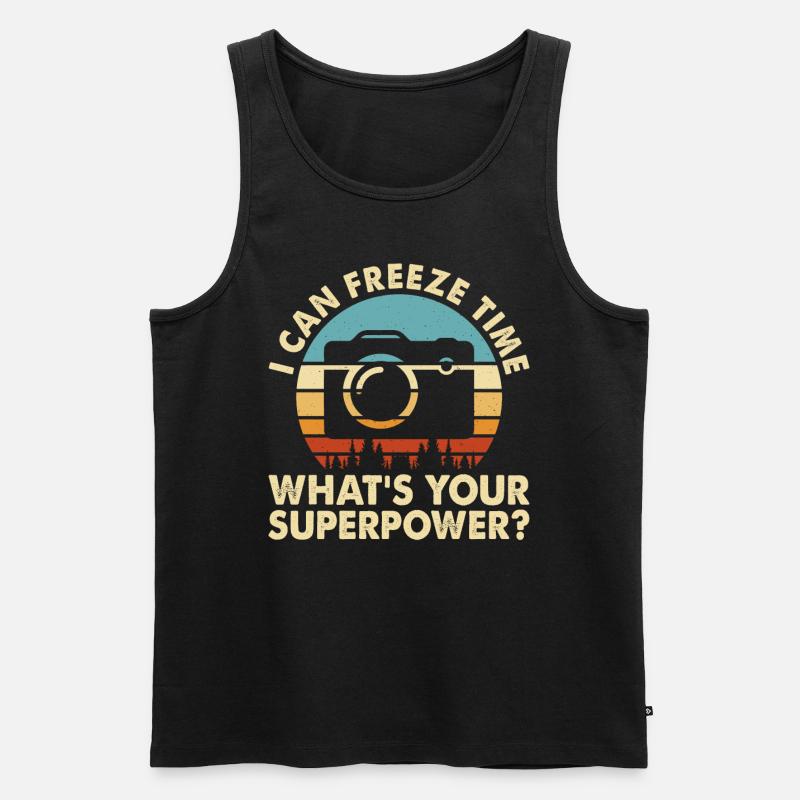 Fotograf - Männer Premium Bio Tank Top - Schwarz