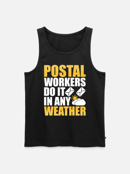 Postman Postman Postman - Men's Premium Organic Tank Top - black
