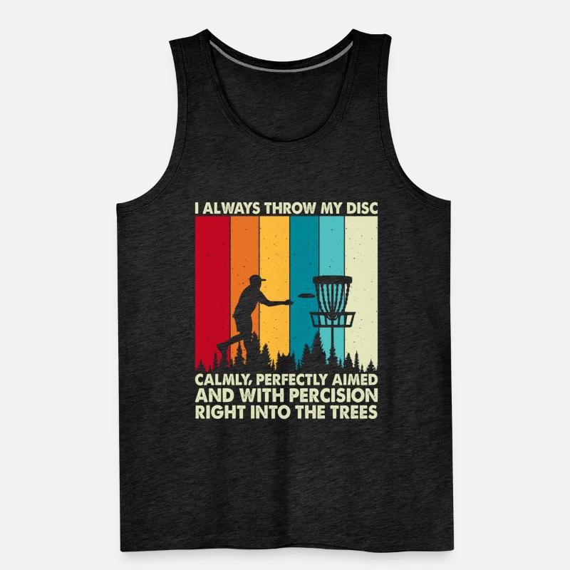 Discgolf Disc Golf Men's Premium Organic Tank Top