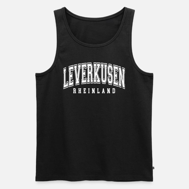 Leverkusen - Männer Premium Bio Tank Top - Schwarz