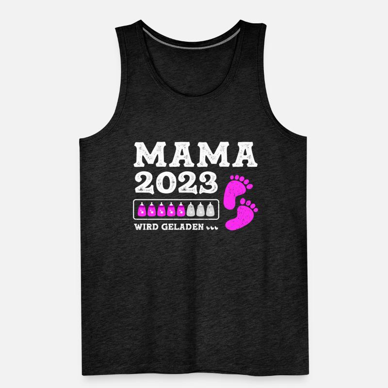 Mutter 2023 Werdende Mama Loading 2023 Männer Premium Bio Tank Top