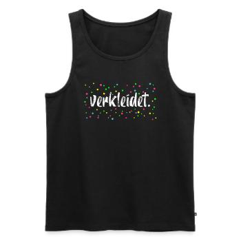 Verkleidet Kostümersatz Kein Kostüm - Männer Premium Bio Tank Top - Schwarz - Vorne - AI Model Male 178 light (178cm)