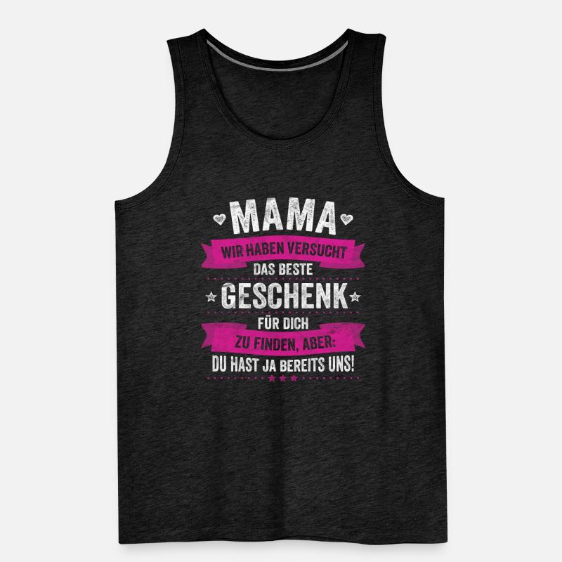 Das Beste Geschenk Sind Wir Mama Muttertag Männer Premium Bio Tank Top