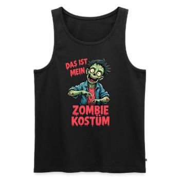 Zombie Disguise Carnival Boys - Men's Premium Organic Tank Top - black - Front - Michal (187cm)