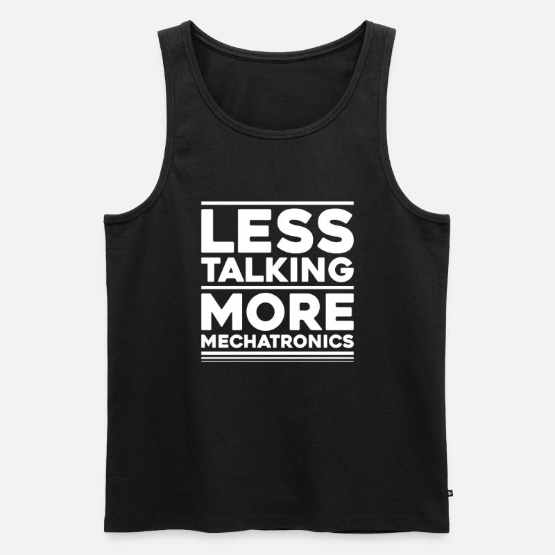 Mechatronics Technician Mechatronics Engineer - Men's Premium Organic Tank Top - black