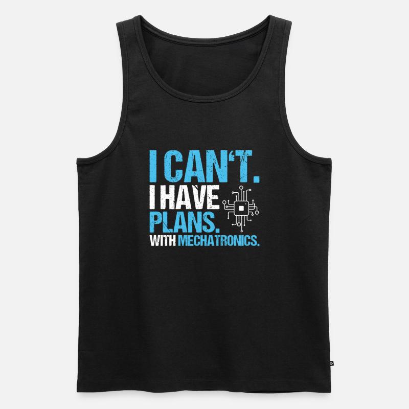 Mechatroniker Mechatronik Mechatronics Engineer - Männer Premium Bio Tank Top - Schwarz