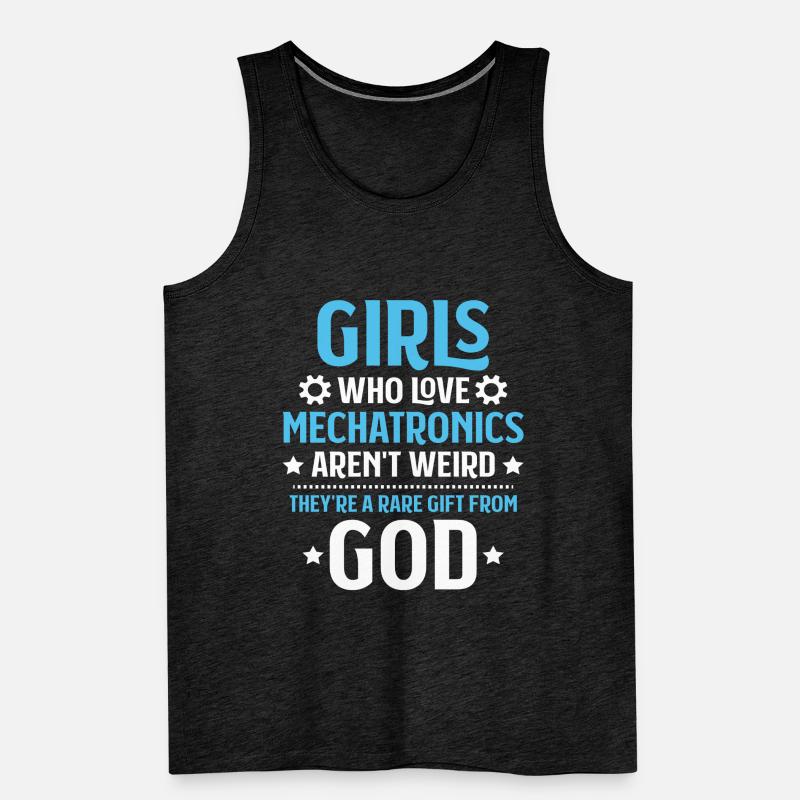 Mechatroniker Mechatronik Mechatronics Engineer Männer Premium Bio Tank Top