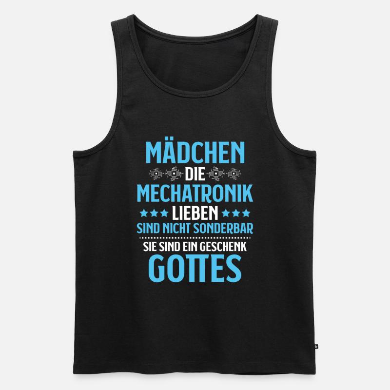 Mechatroniker Mechatronik Mechatronics Engineer - Männer Premium Bio Tank Top - Schwarz