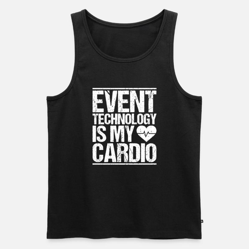 Veranstaltungstechniker Event Technician - Männer Premium Bio Tank Top - Schwarz