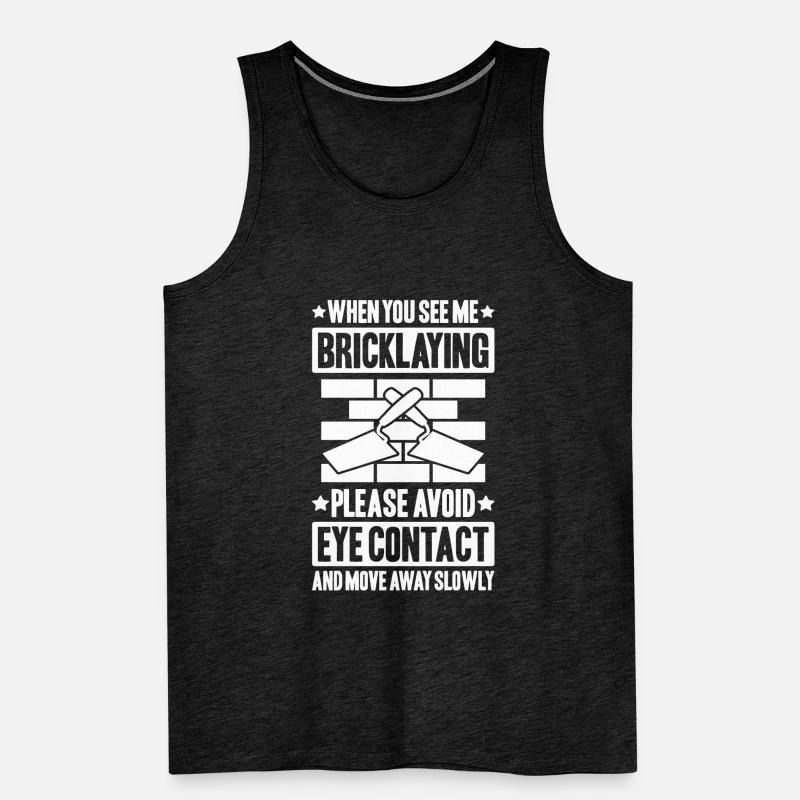 Master Masonry Masonry Bricklayer Mason Men's Premium Organic Tank Top