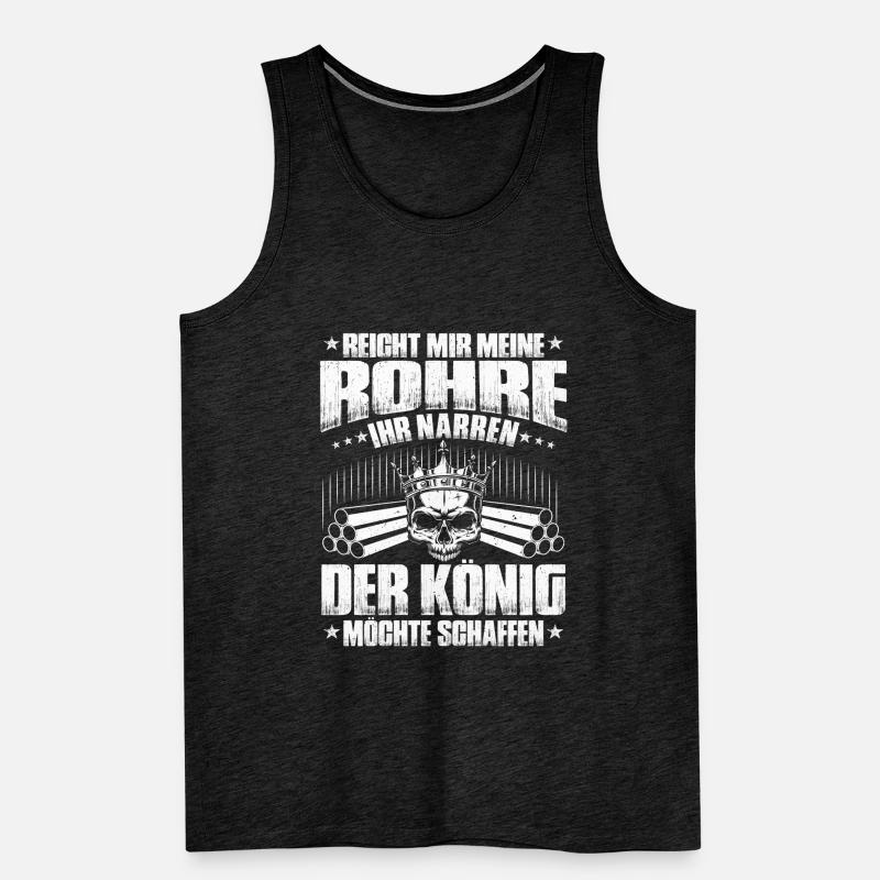 Constructeur de pipelines Construction de pipelines Pipelayer Débardeur bio Premium Homme