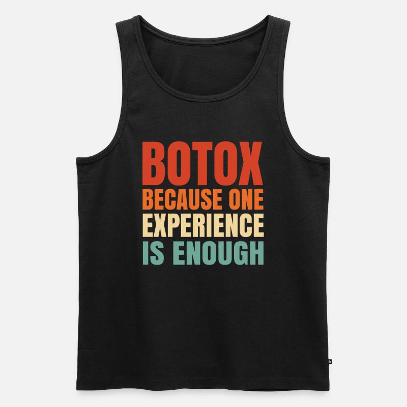 Botox - Männer Premium Bio Tank Top - Schwarz