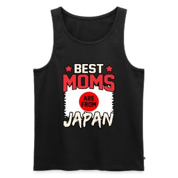 Japan - Männer Premium Bio Tank Top - Schwarz - Vorne - AI Model Male 178 light (178cm)