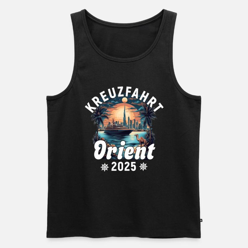 Kreuzfahrt Orient 2025 - Männer Premium Bio Tank Top - Schwarz