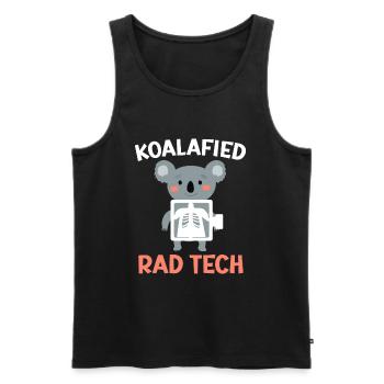 Ich kann Dummes nicht reparieren, aber ich kann es röntgen Radiologe - Männer Premium Bio Tank Top - Schwarz - Vorne - Michal (187cm)