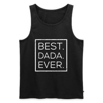 Vatertag Neuer Papa, er, papa, opa - Männer Premium Bio Tank Top - Schwarz - Vorne - AI Model Male 178 light (178cm)