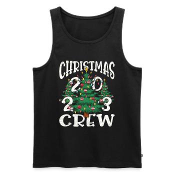 Équipe de Noël - Weihnachten - Débardeur bio Premium Homme - noir - Devant - Michal (187cm)