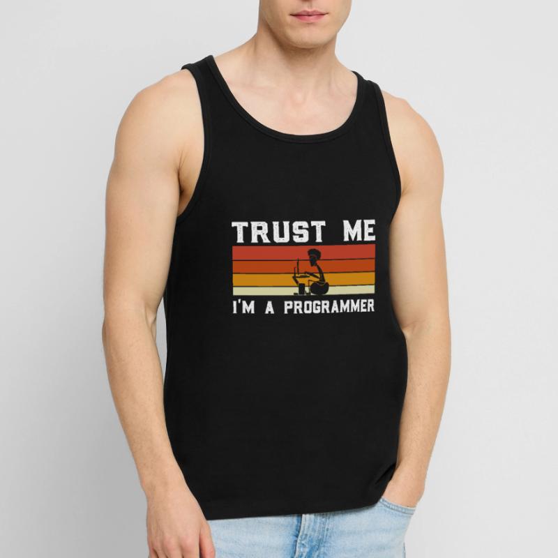 Debugging Programmer Computer Science Computer Nerd Men's Premium Organic Tank Top
